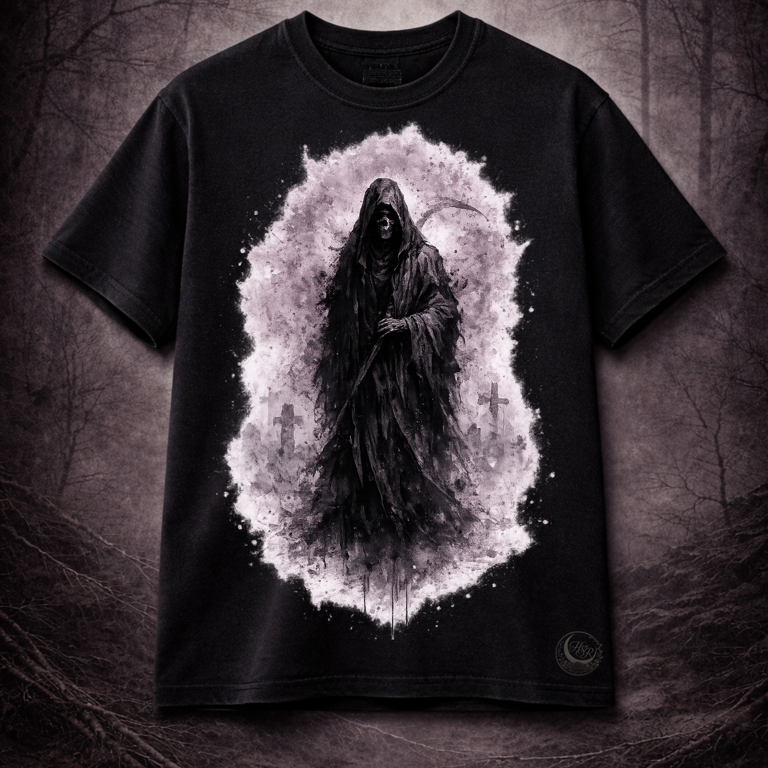 The Reaper Gothic Shirt | Whispers in the Hollow